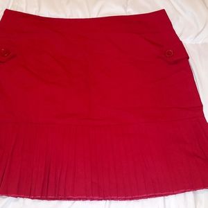Beautiful red skirt